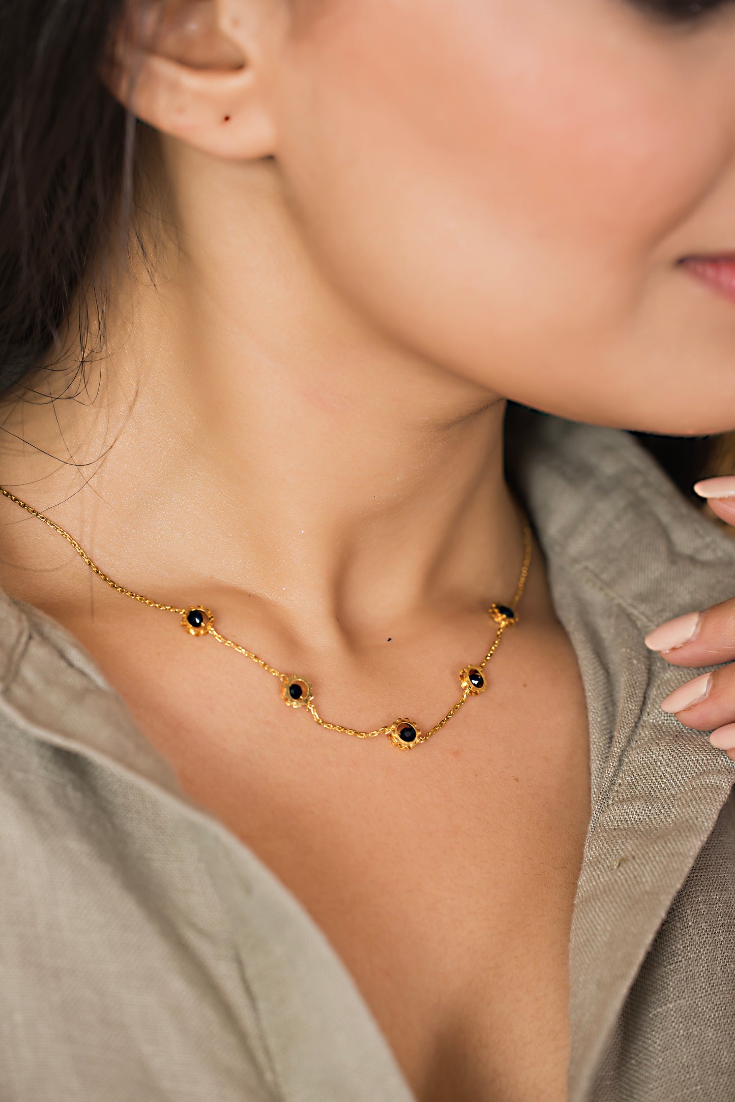 Adele Gold Plated Tanmaniya for women