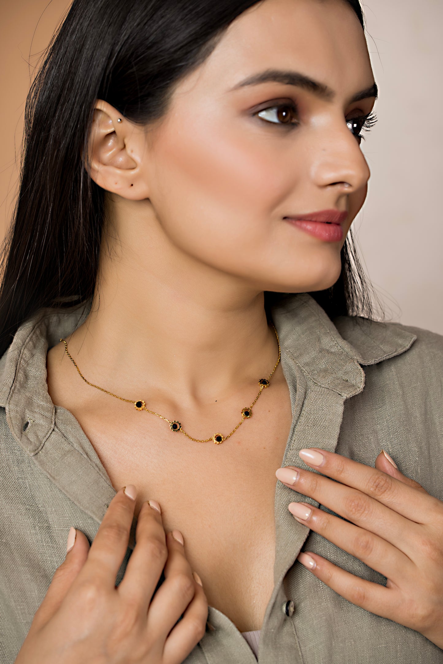 Adele Gold Plated Tanmaniya for women