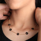 black flora gold tanmaniya necklace
