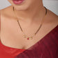 Takshvi Red Pearl Mangalsutra