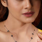 black flora gold and silver tanmaniya necklace