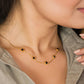 3-in-1 Fashion Combo – Stylish Gold-Tone Body Chain, Bracelet & Pendant