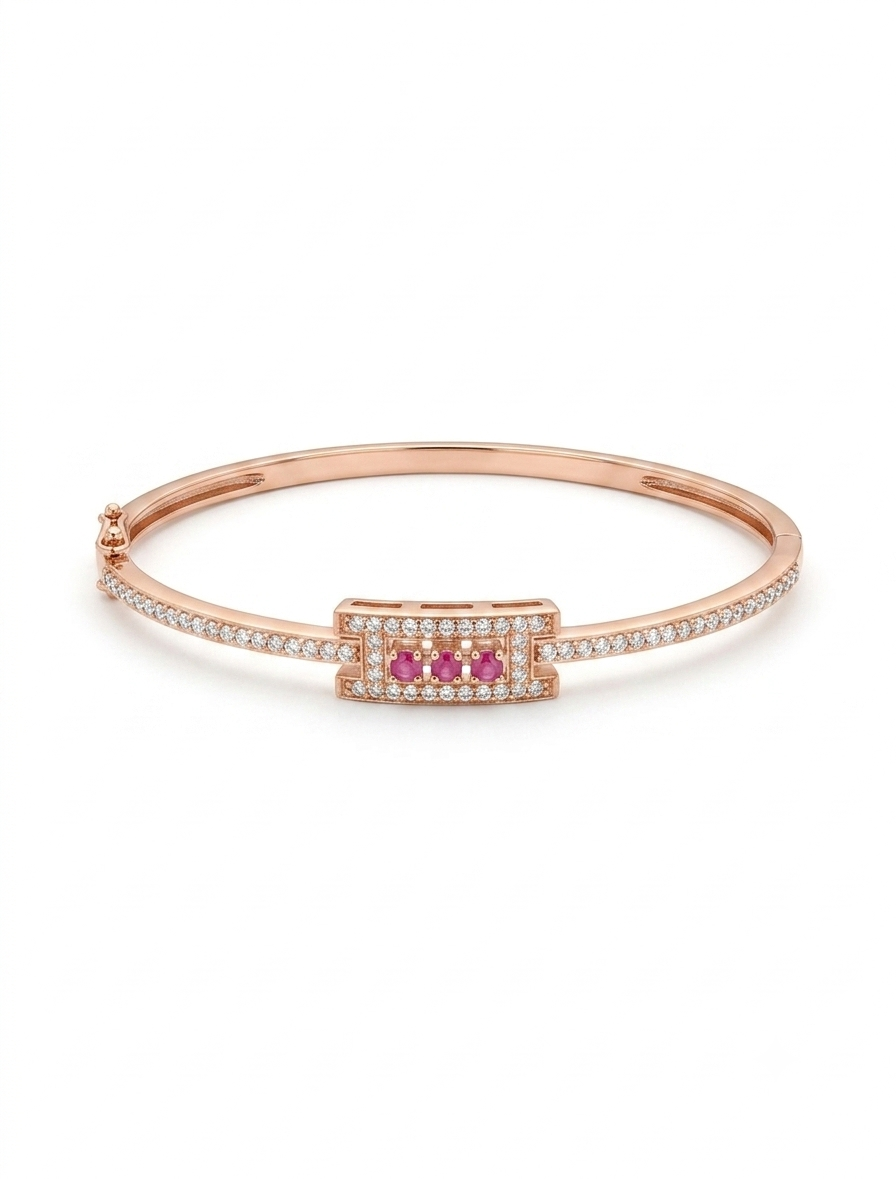 Pritha Gold kada bracelet