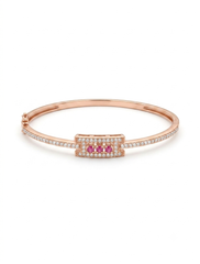 Pritha Gold kada bracelet