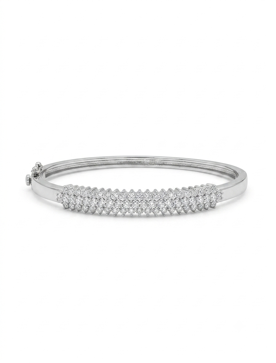 Farida Silver kada bracelet