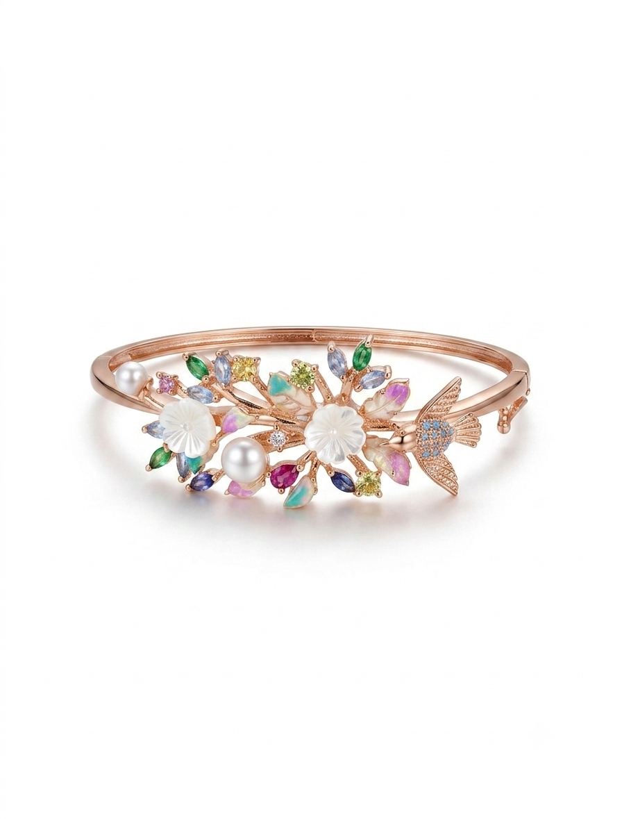 Adhya Gold kada bracelet