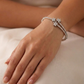 Tiya Silver kada bracelet