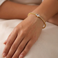Jivika Gold kada bracelet
