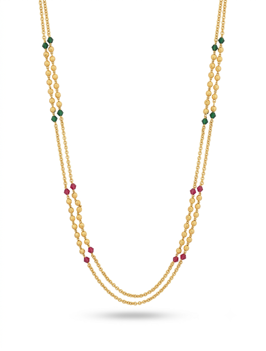 Velvet Goldplated Plated Brass Chain