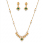 Mehira Green chain pendant set