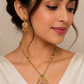 Rose Gold Plated Chain Pendant Set