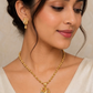 Tara Gold Plated Chain Pendant Set