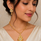 Mimosa Gold Plated Chain Pendant Set