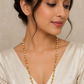 Rose line Goldplated Plated Brass Chain