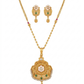 Majestic Gold Plated Chain Pendant Set