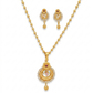 Lyra Gold Plated Chain Pendant Set