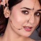 Kanika Blue Evil Eye Gold Tanmaniya Necklace