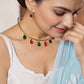 Selena Multi Ruby Stone Western Necklace For Women