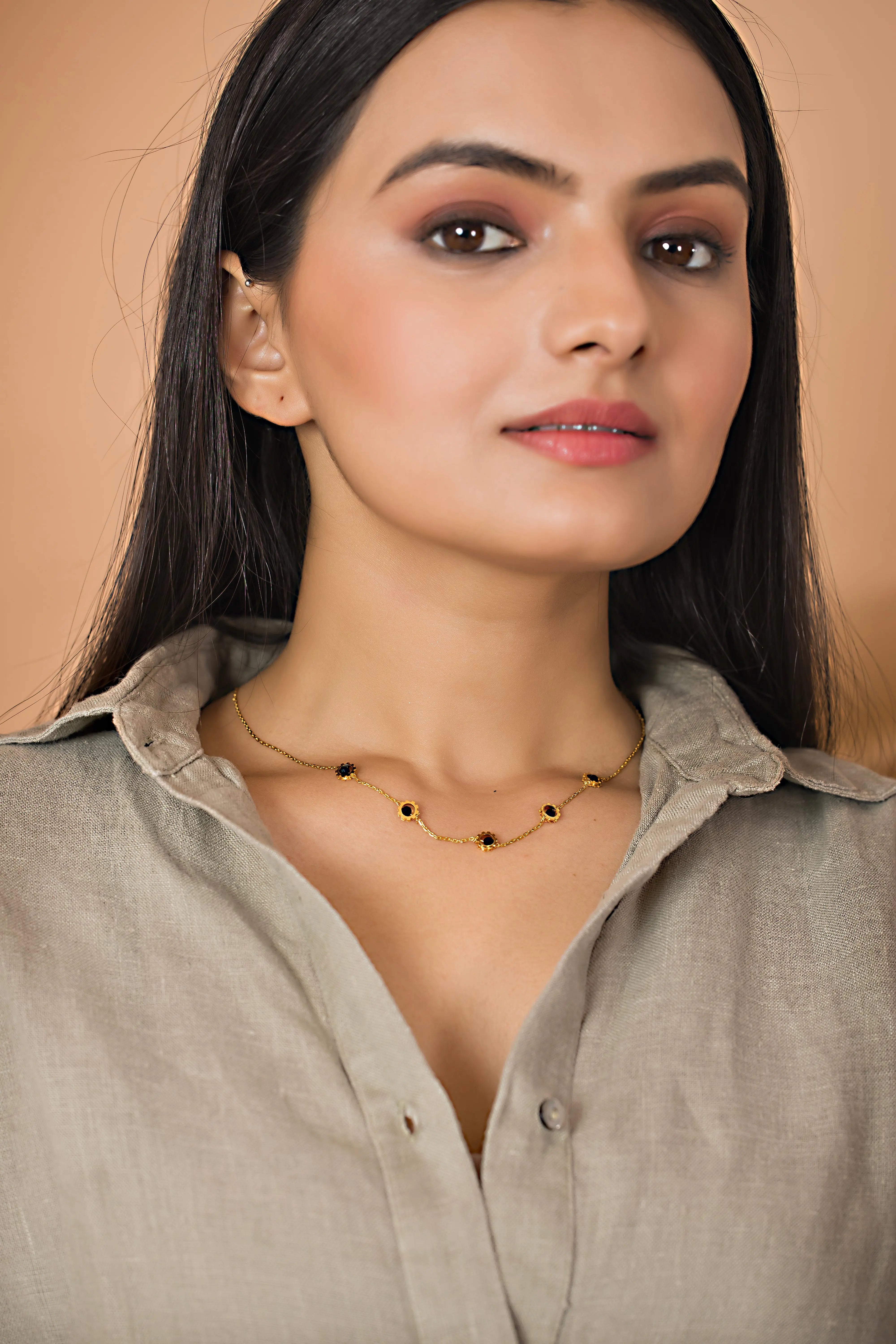 Adele Gold Plated Tanmaniya for women's - PZMO