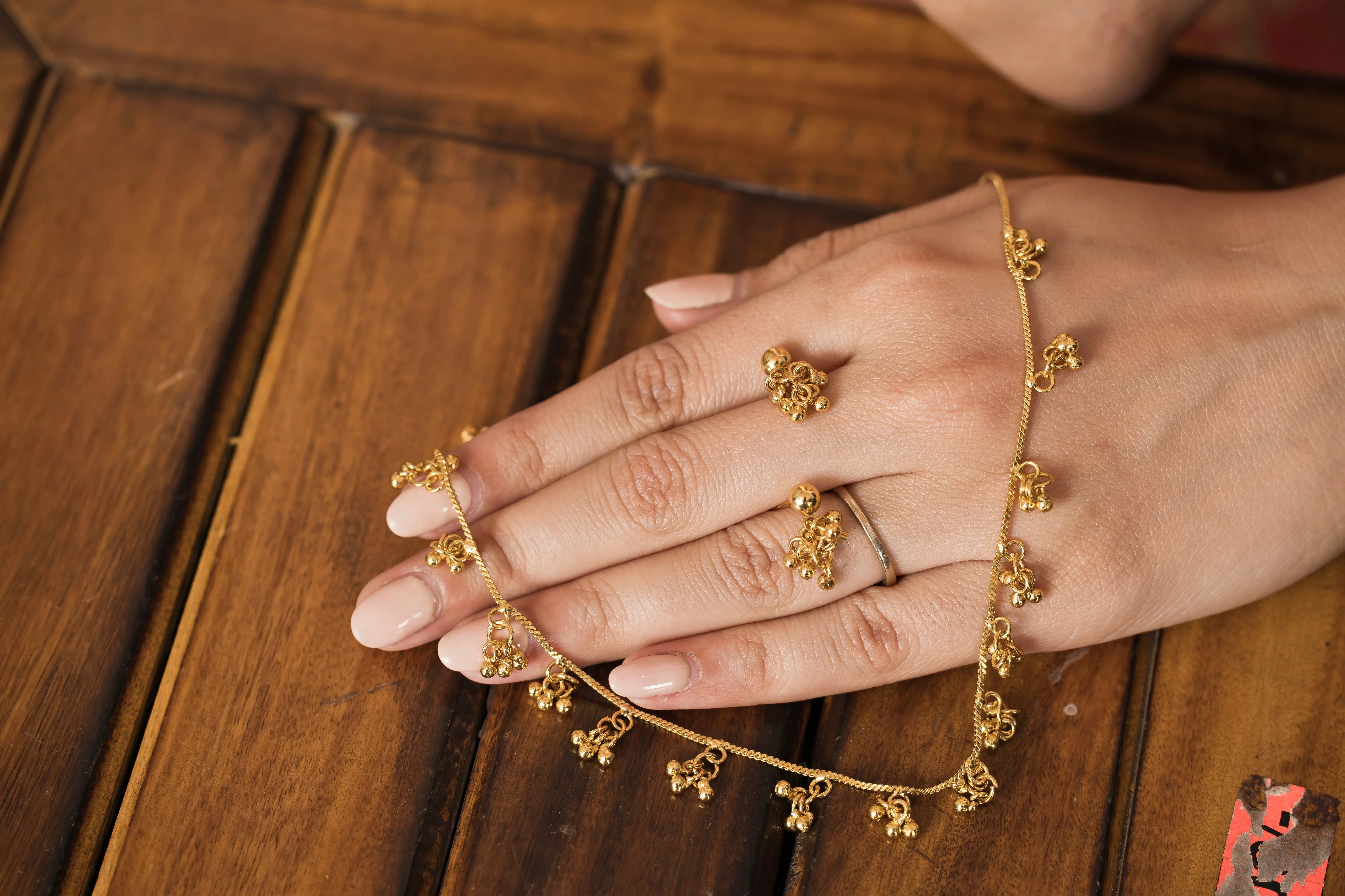 Dua Gold Plated Tanmaniya  for women PZMO