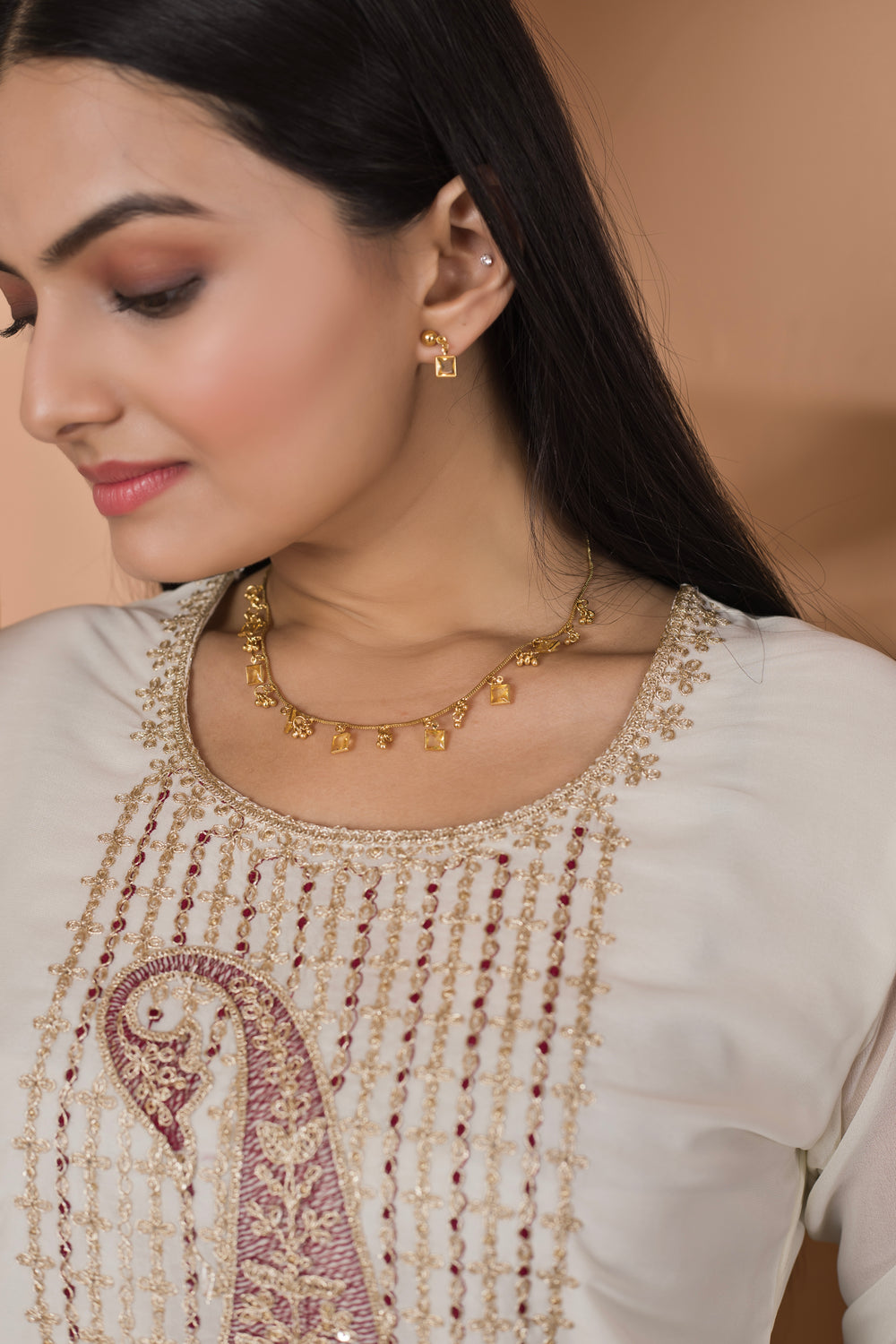 Carrie Gold Plated Tanmaniya  for women