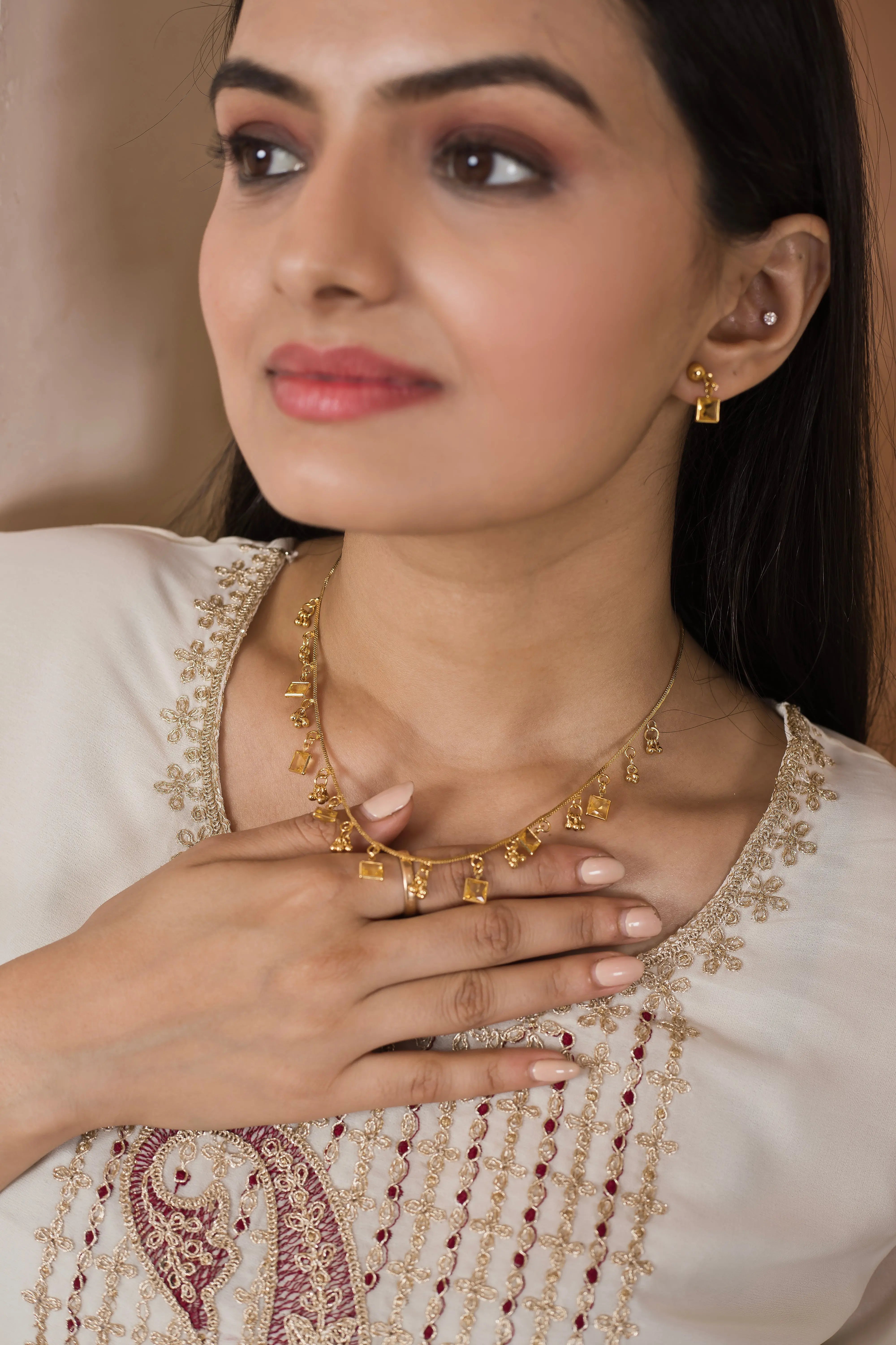 Carrie Gold Plated Tanmaniya  for women PZMO