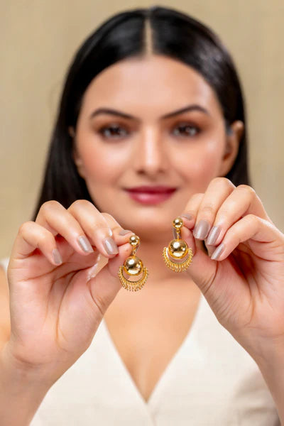 Golden Ring Earring PZMO