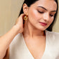Golden Ring Earring