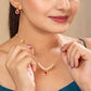 Sitara Green chain pendant set