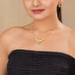 Mehira Green chain pendant set