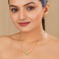 Mehira Green chain pendant set