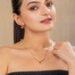 Mehira Pink chain pendant set
