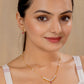 Krishti Pink chain pendant set