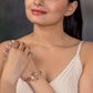 Vihana Gold kada bracelet, Front View PZMO