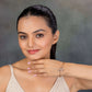 Nayra Gold  kada bracelet,Hand Front View, pzmo