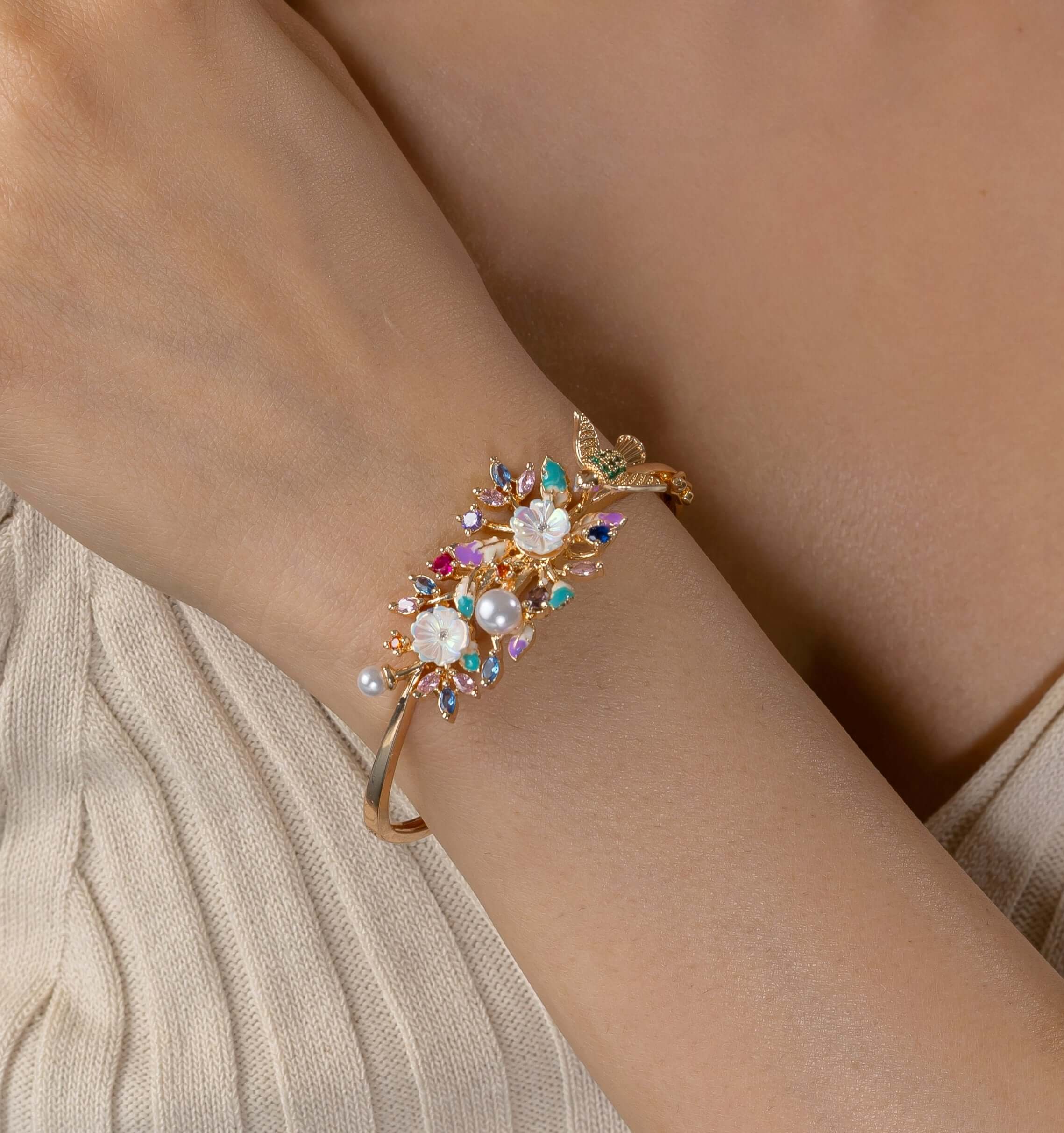 Adhya Gold kada bracelet PZMO