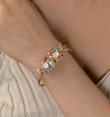 Adhya Gold kada bracelet
