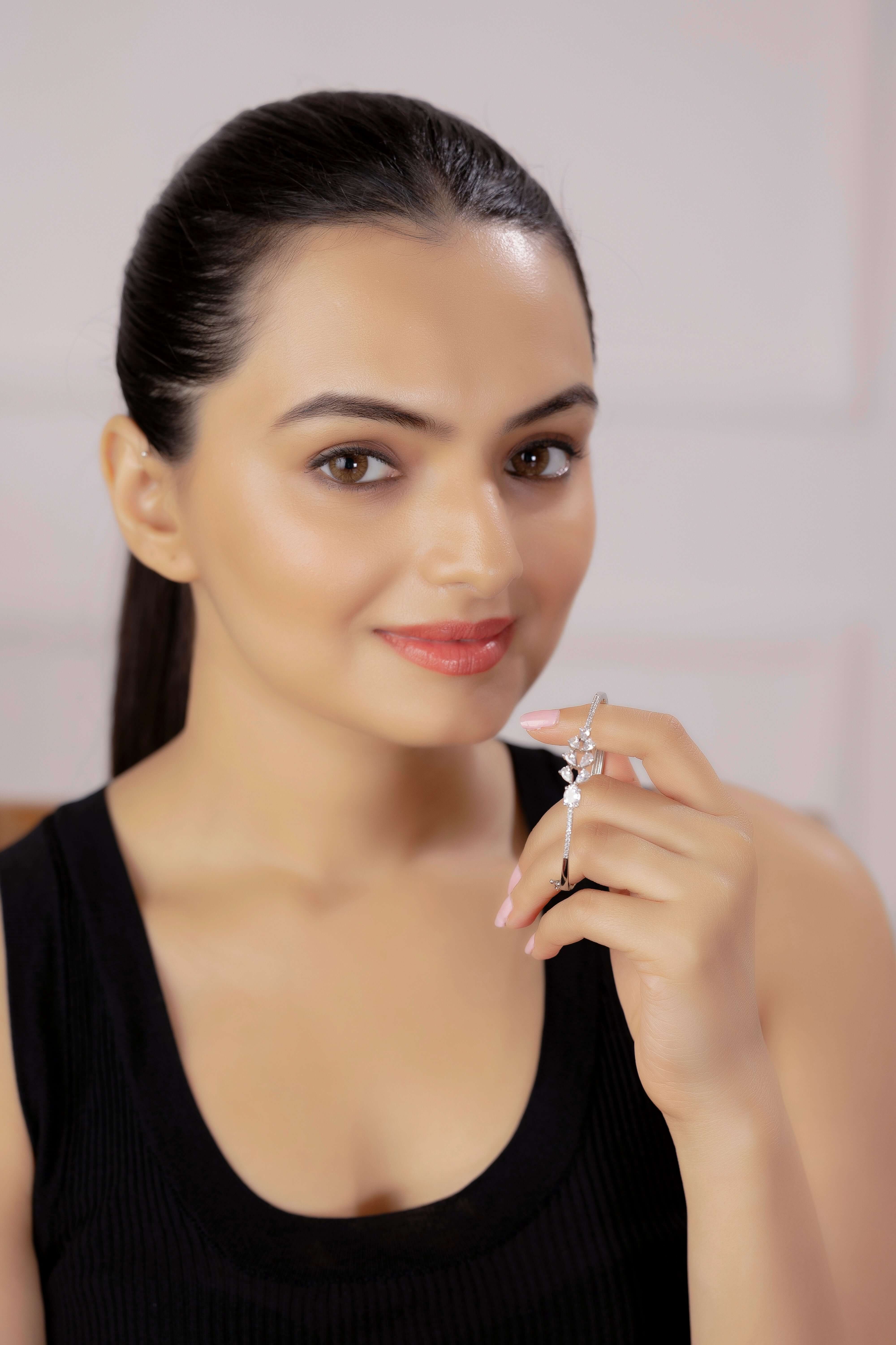 Saiya Silver kada bracelet PZMO