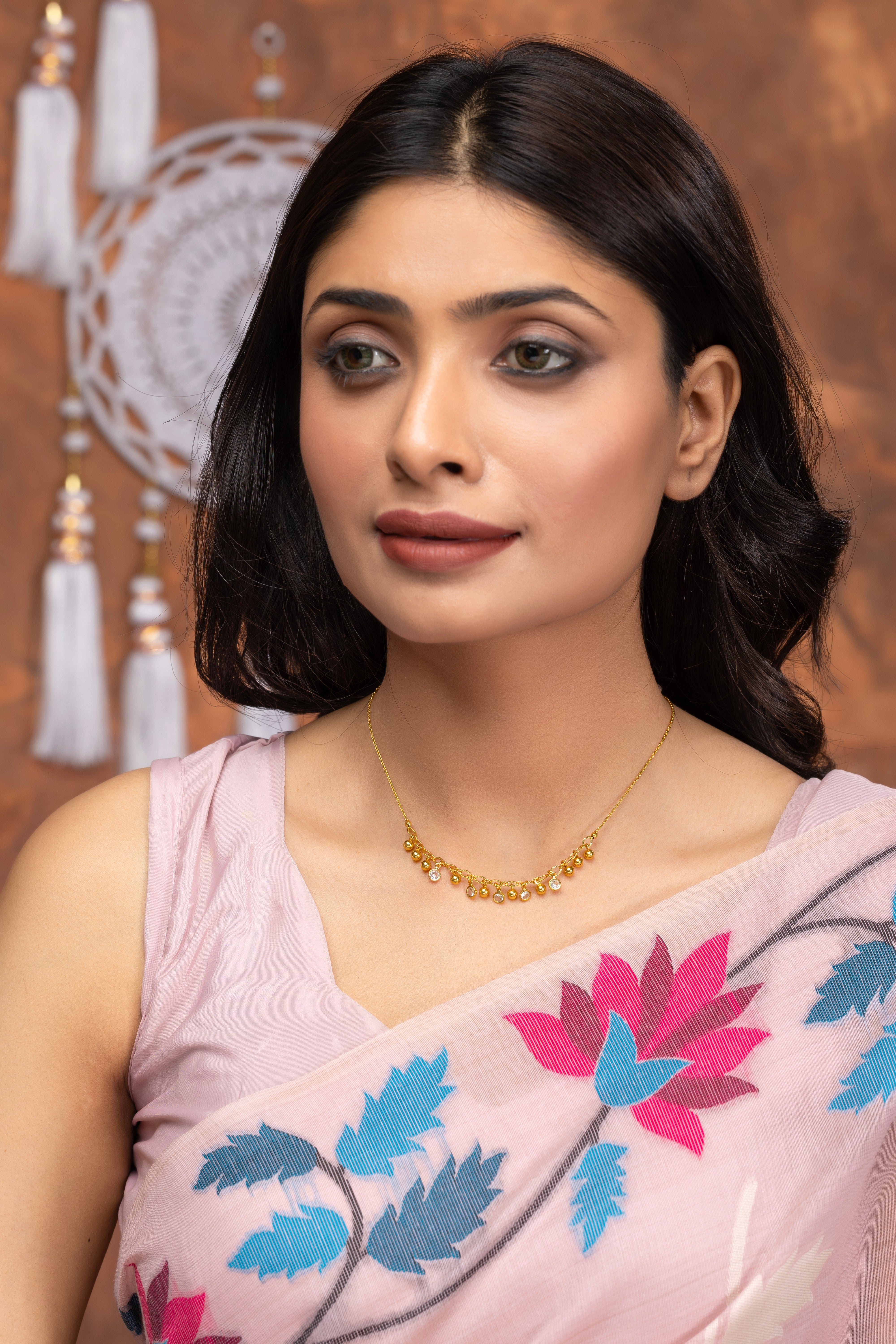 Trishika Gold Tanmaniya Necklace PZMO