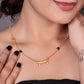 Vamshi Gold tanmaniya necklace
