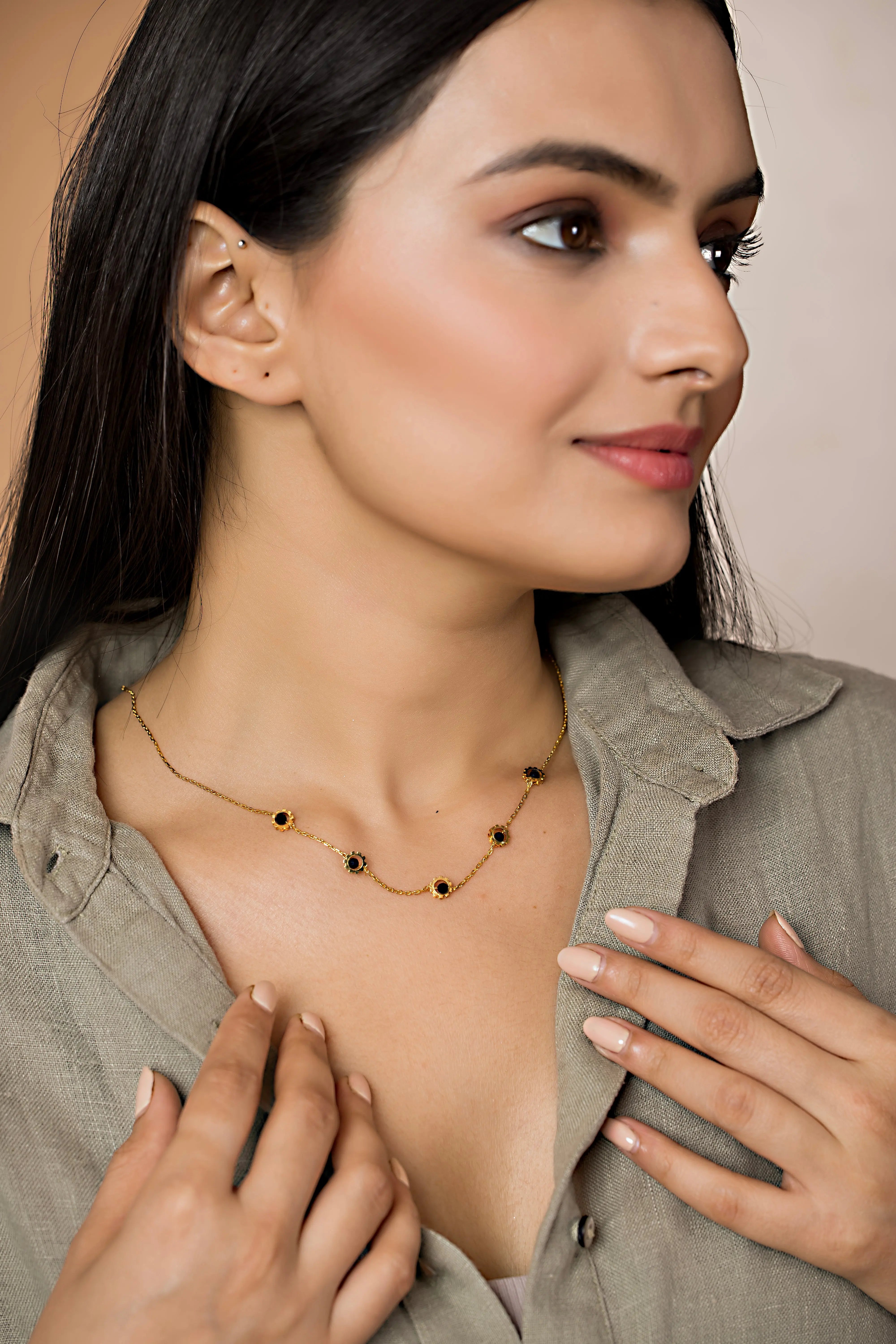 Adele Gold Plated Tanmaniya  for women pzmo