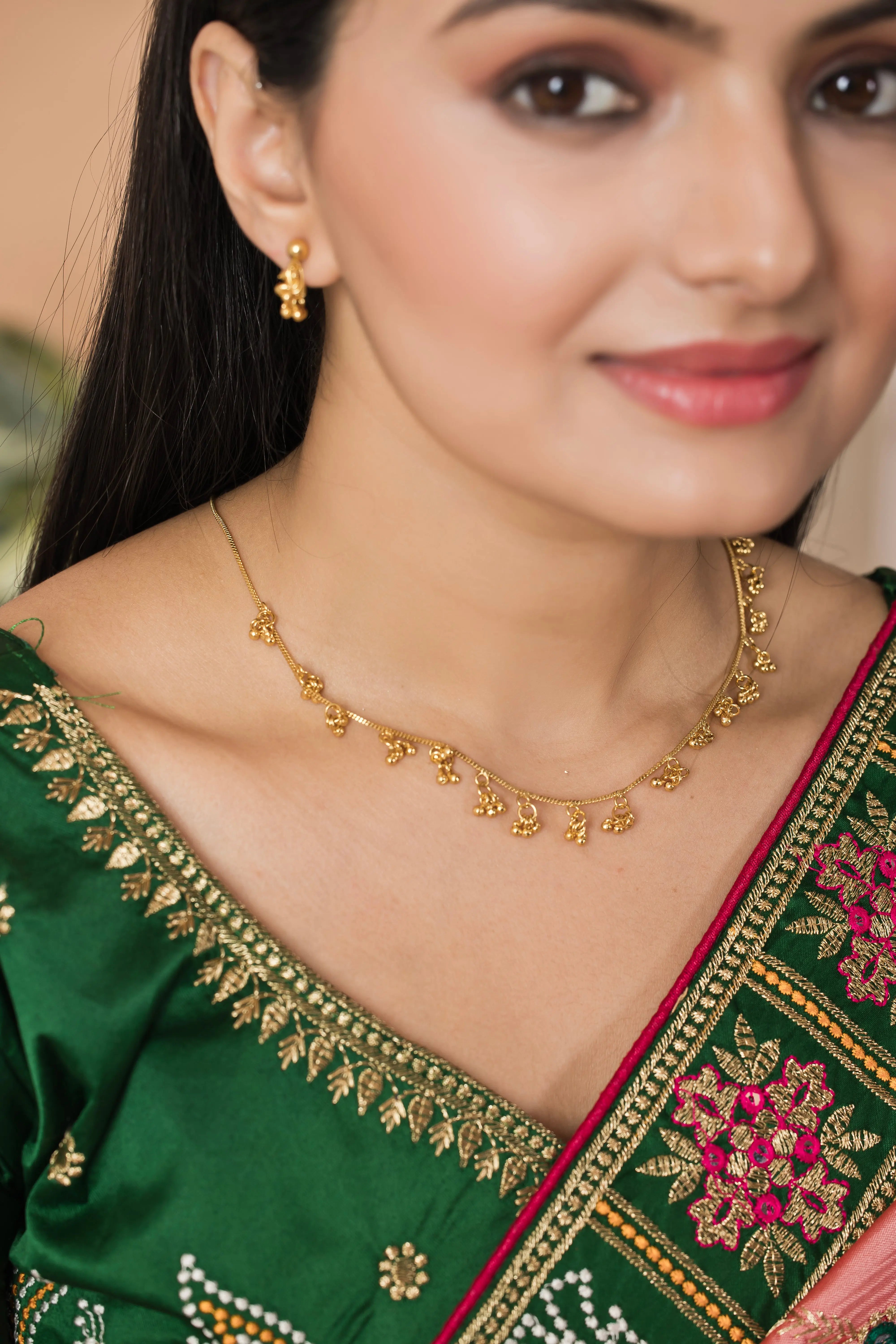 Dua Gold Plated Tanmaniya  for women PZMO