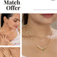 3-in-1 Imitation Jewellery Combo – Elegant Gold-Plated Set