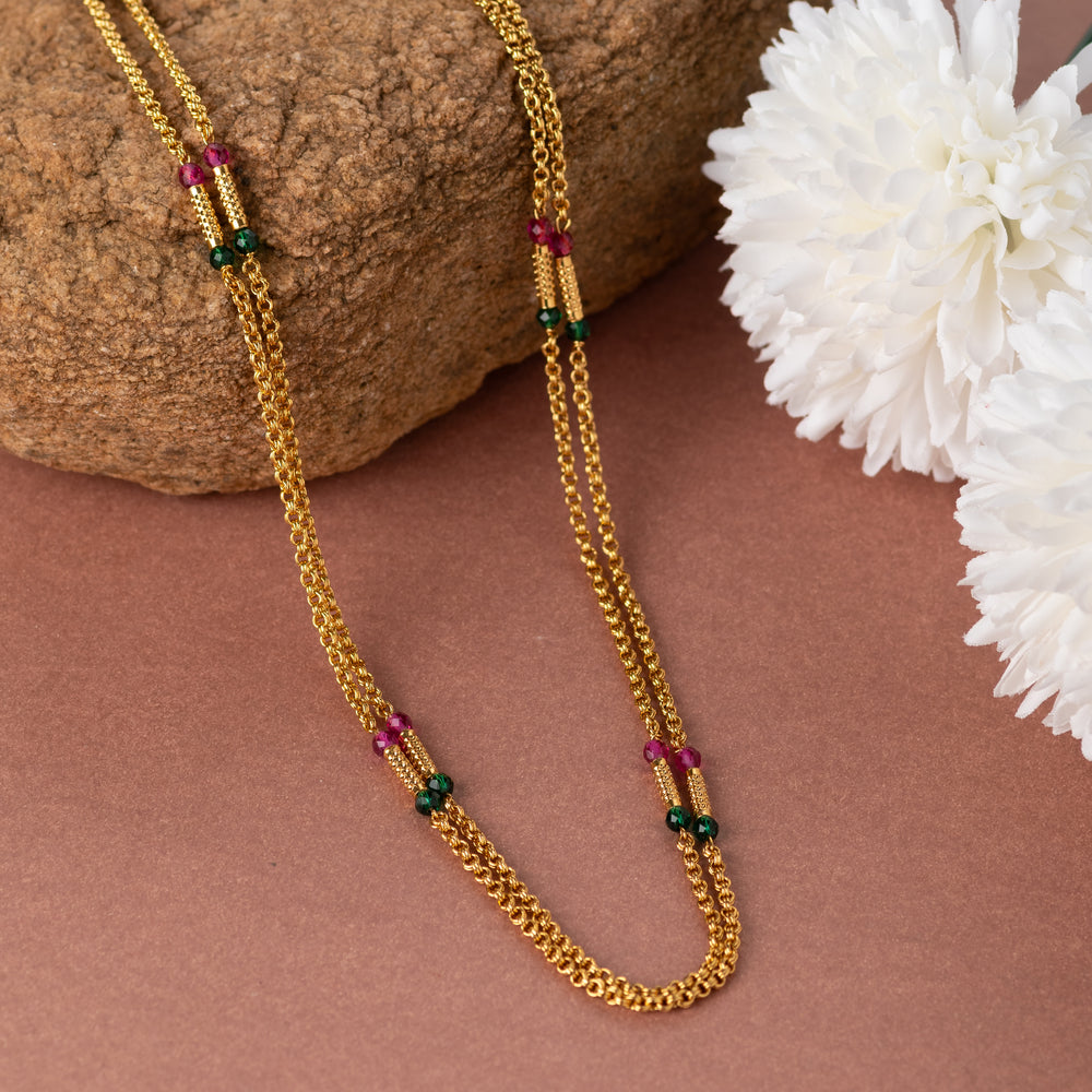 Luna Grace Goldplated Plated Brass Chain