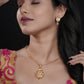 Mimosa Gold Plated Chain Pendant Set