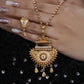 Evaniya Gold Plated Chain Pendant Set