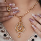 Lyra Gold Plated Chain Pendant Set