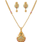 Mimosa Gold Plated Chain Pendant Set