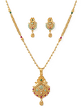 Mimosa Gold Plated Chain Pendant Set