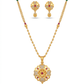 Iris Gold Plated Chain Pendant Set
